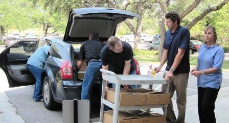 CPI Employee Owners helping deliver supplies