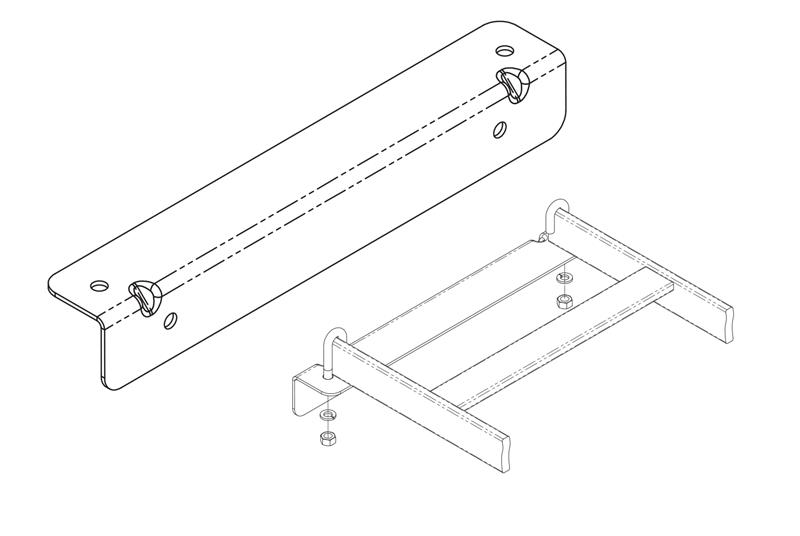 Kit de soporte para ángulo de pared Escalerilla porta cables - Image 0