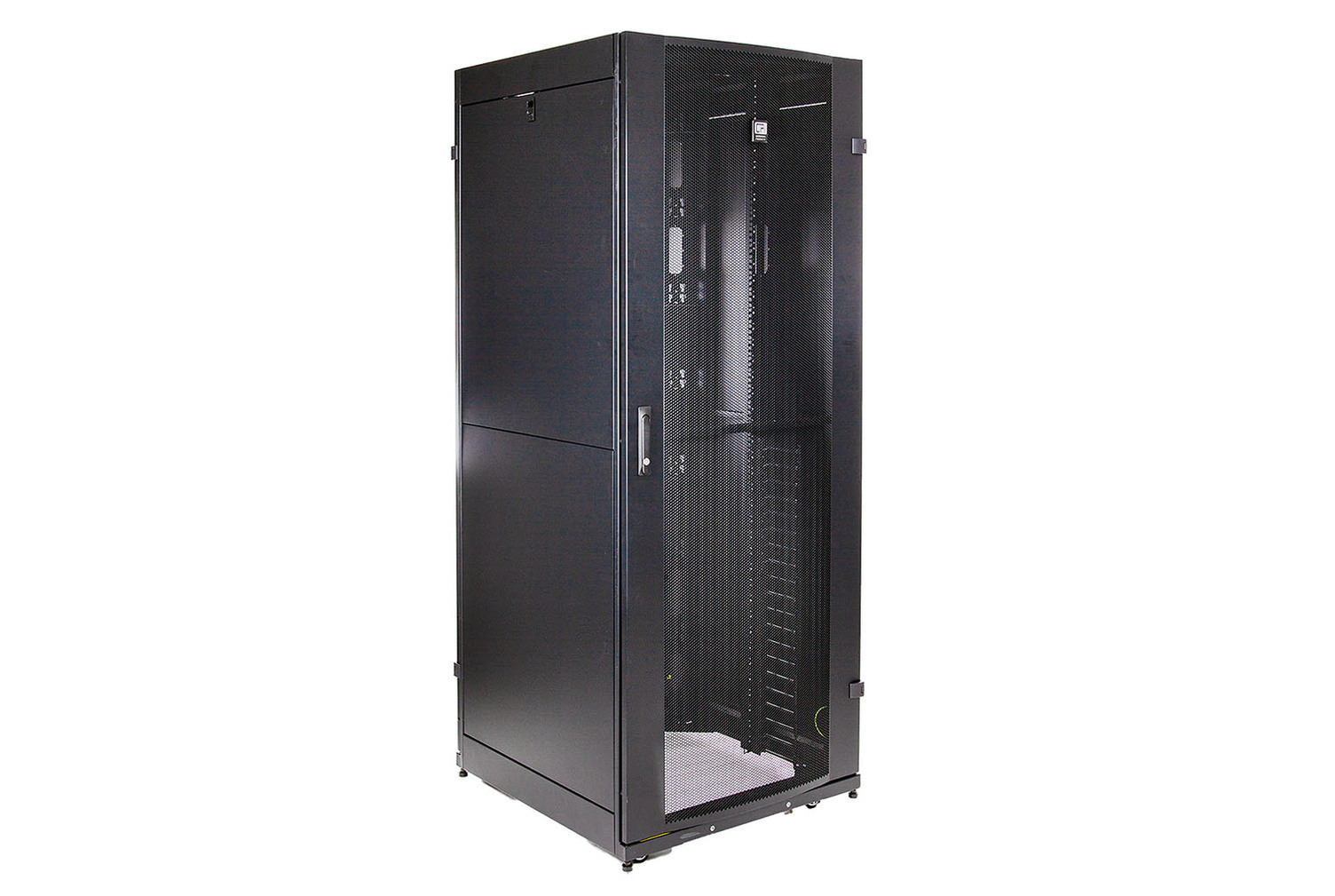 EF-Series EuroFrame™ Gen 2 Cabinet, Black, Right View with Side Panels