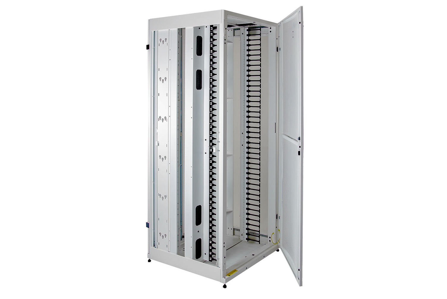 EF-Series EuroFrame™ Gen 2 Cabinet, Glacier White, Right View with Door Open