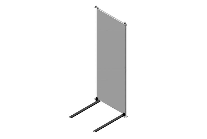 RMR Modular Enclosure Full-Height Mounting Plate Assembly with Lower Support Rails - Image 0
