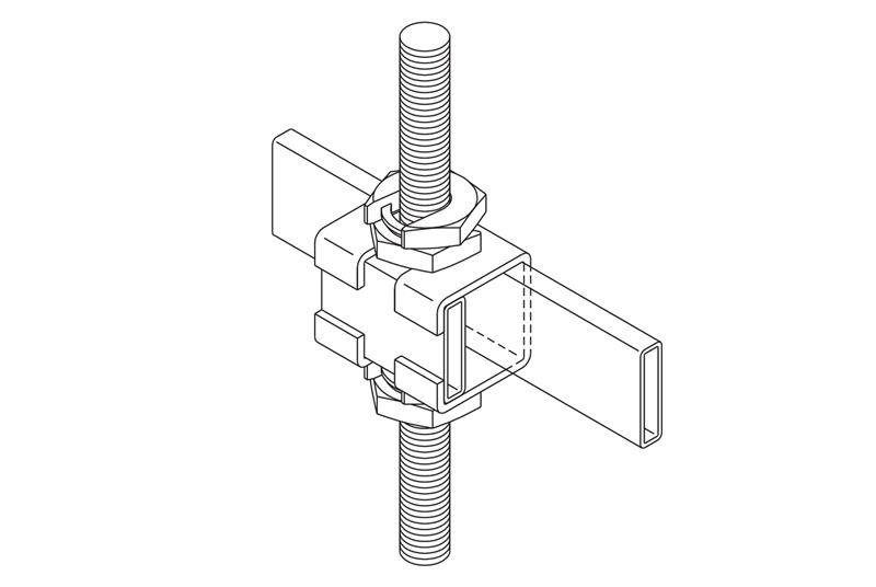 Kit de pernos en “J” Escalerilla porta cables - Image 1