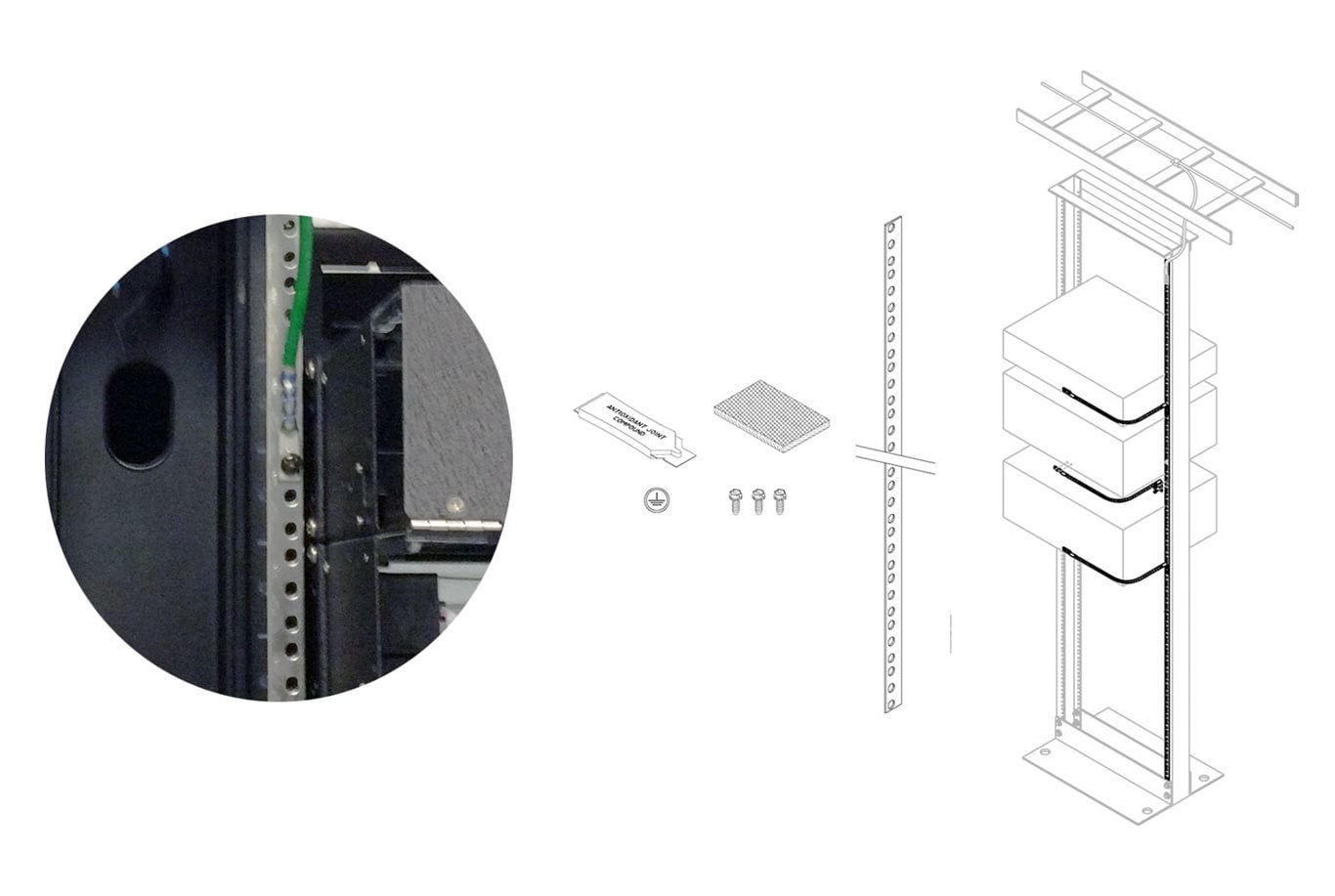 Vertical Rack Bonding Bar Kit