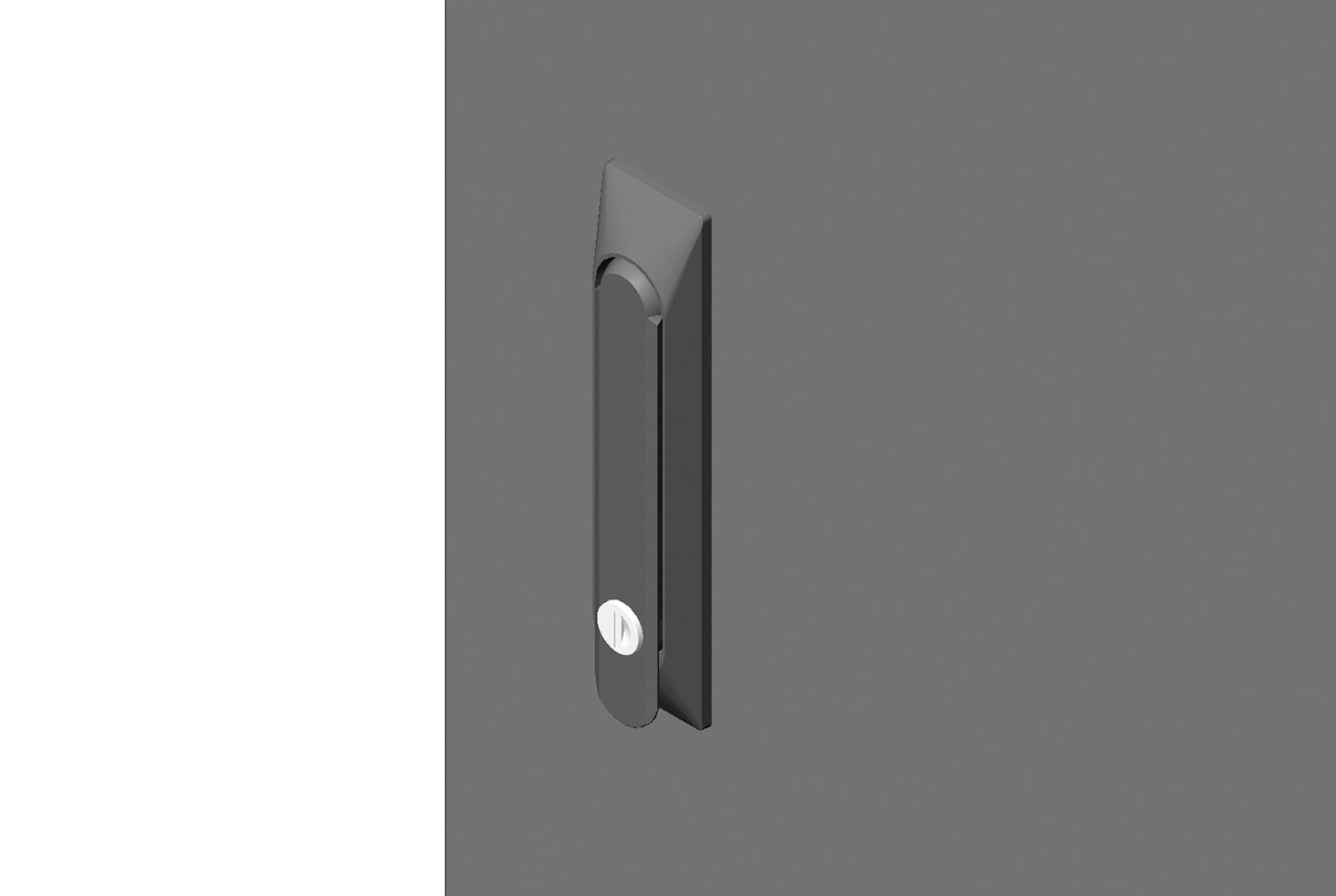 Latch Kit for Single Solid Metal Rear Door with Seal for ZetaFrame Cabinet