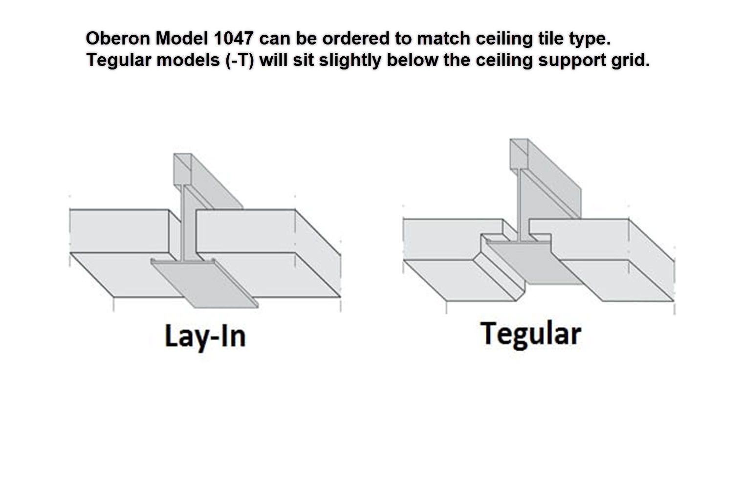 Oberon Wi-Tile Ceiling Enclosures 1047