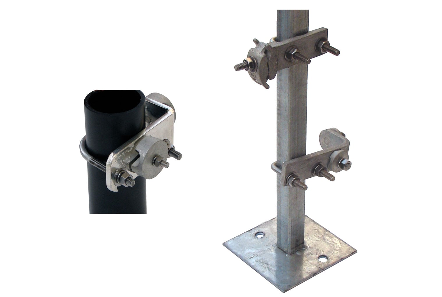 Pedestal Clamp with Bonding Connector