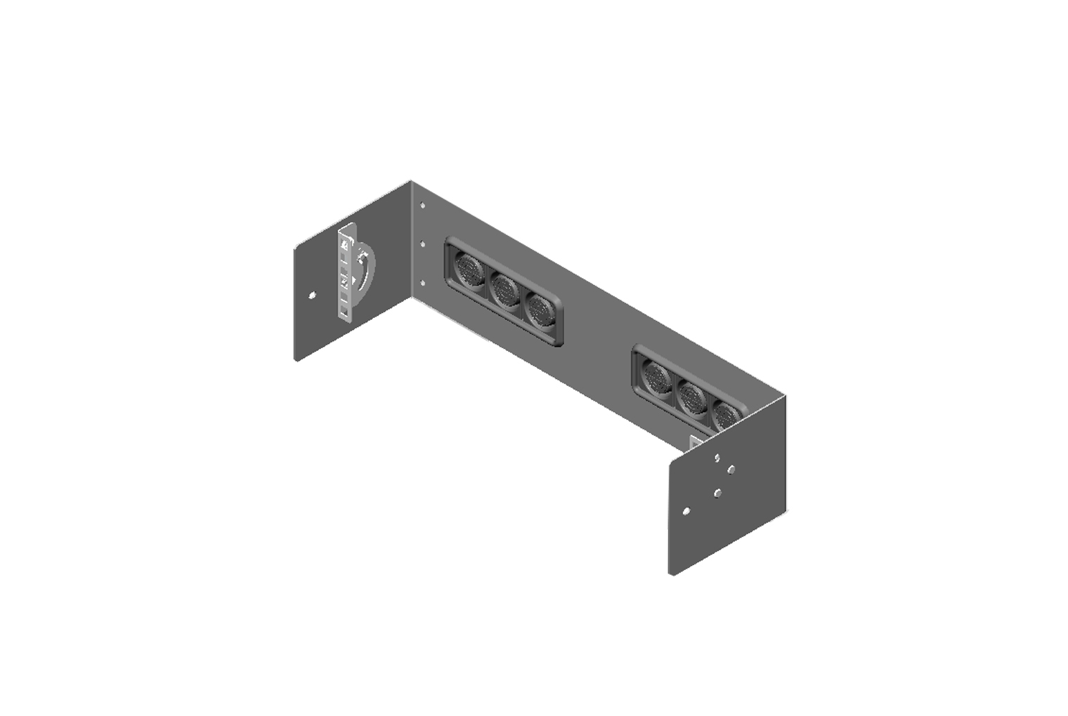 Pivoting Patch Panel for VersaEdge Wall-Mount Cabinet