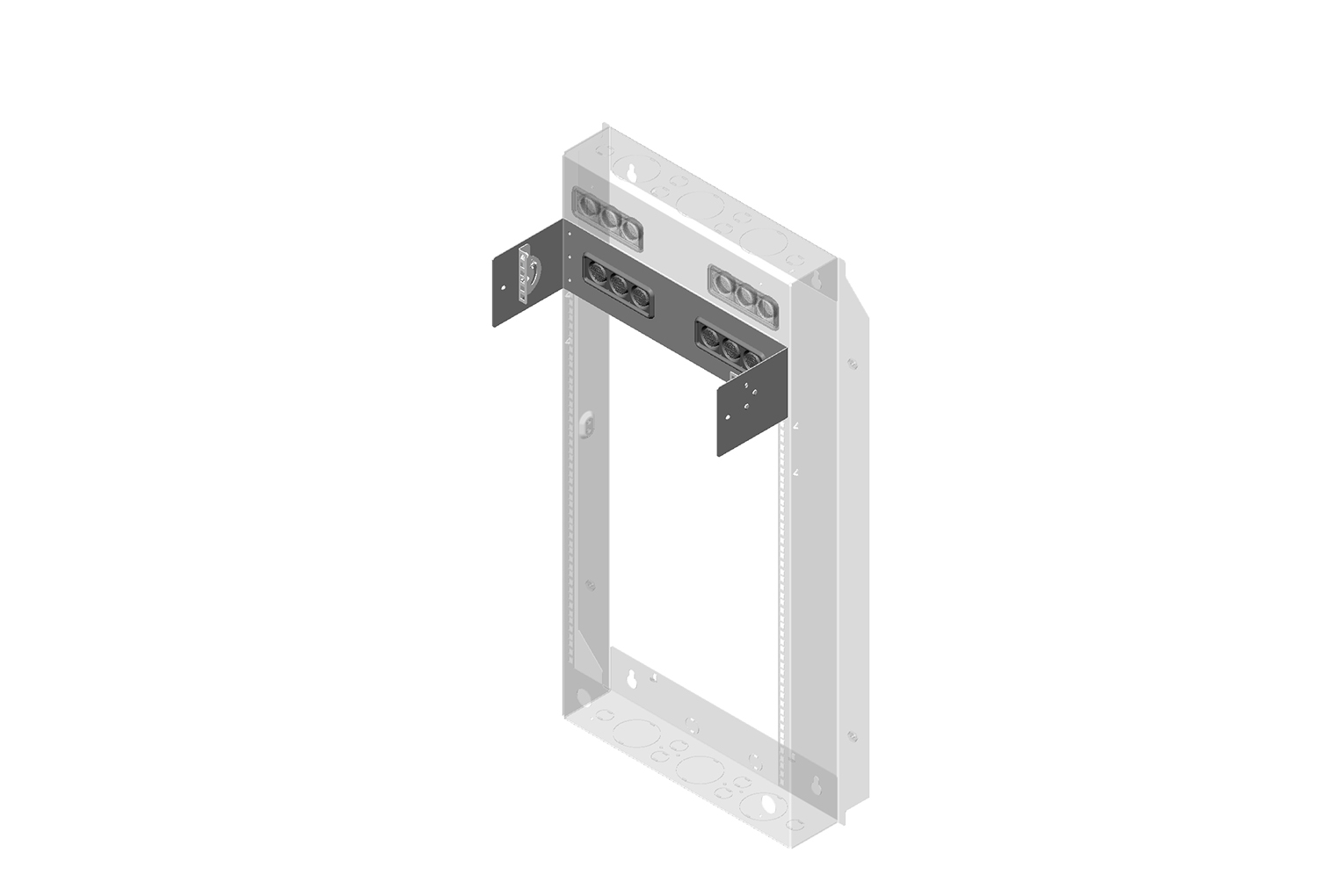 Pivoting Patch Panel for VersaEdge Wall-Mount Cabinet