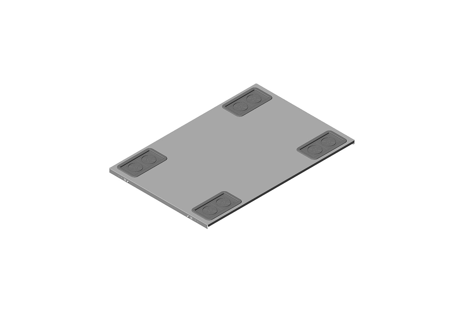 Top Panel with Grommets for ZetaFrame Cabinet