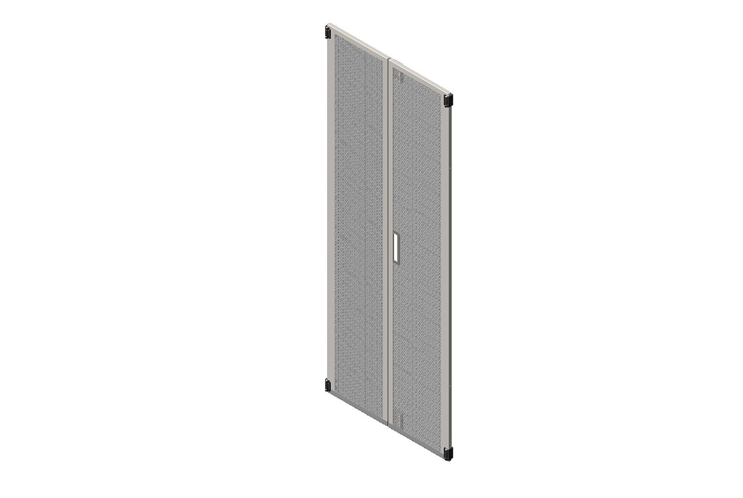 Double Perforated Metal Rear Door for ZetaFrame Cabinet