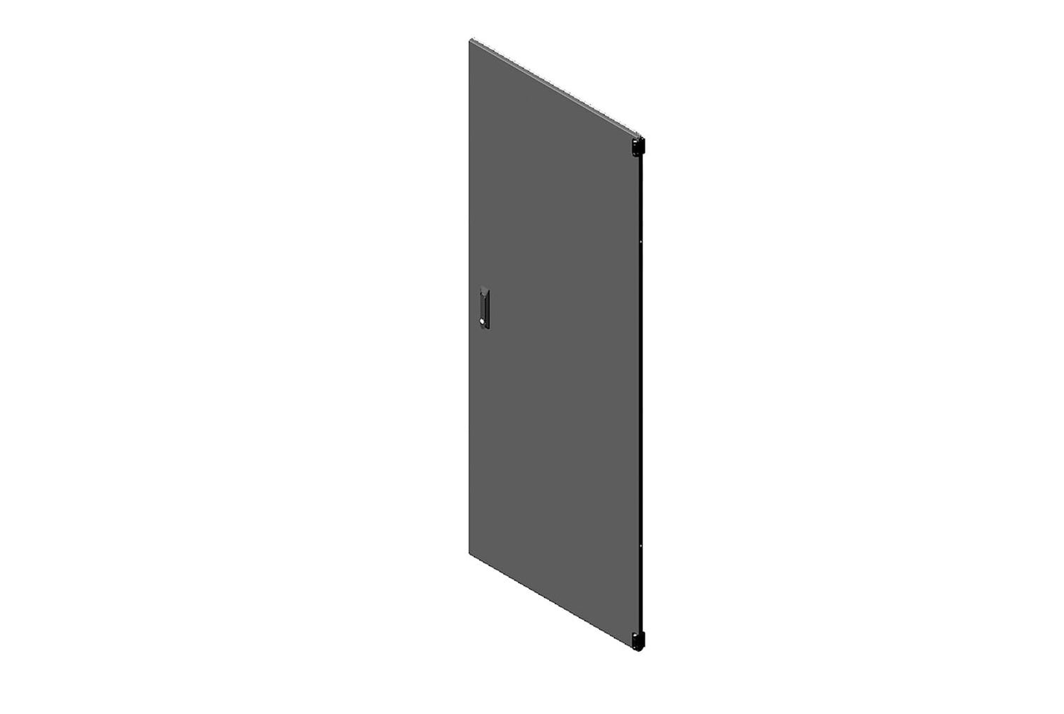 Single Solid Metal Rear Door with Seal for ZetaFrame Cabinet