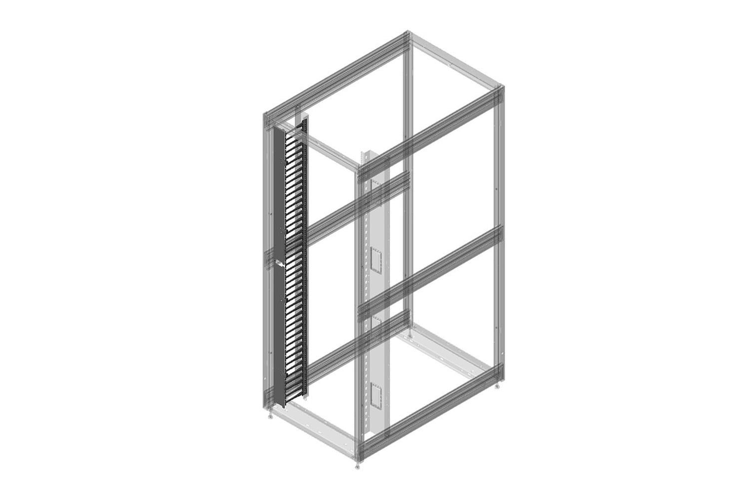 Vertical Cable Manager for ZetaFrame Cabinet