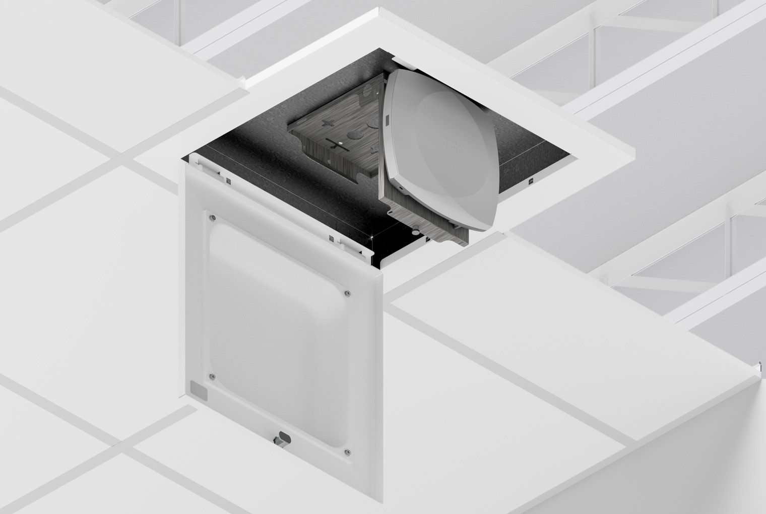 Oberon Wi-Tile Ceiling Enclosures 1047