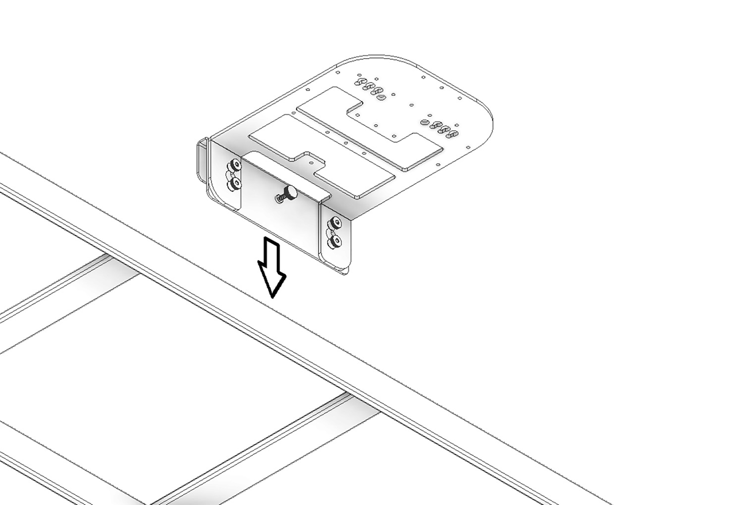 Cable Runway Bracket for Wireless Access Points