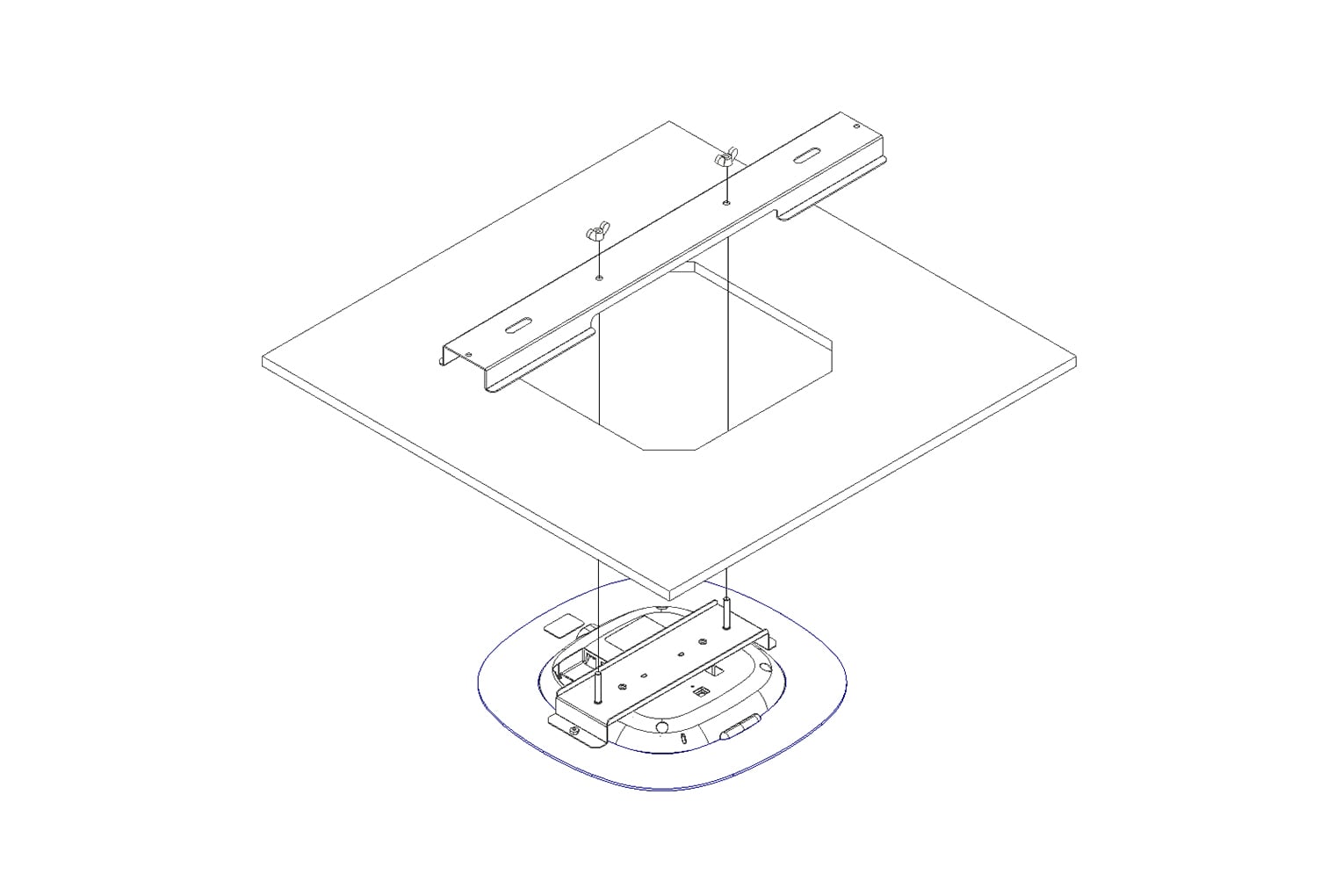 Oberon In-Plane Recessed Mounts 1039