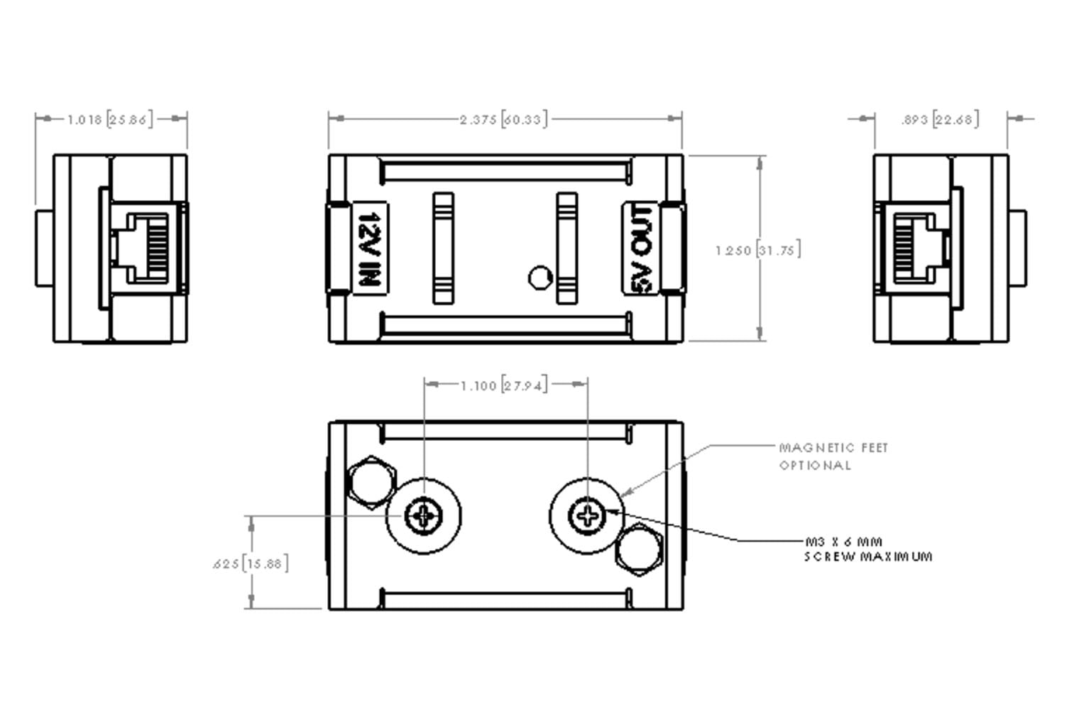 12V to 5V Electronic Lock Adapter Kit