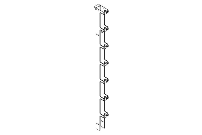 Single-Sided Narrow Vertical Cabling Section