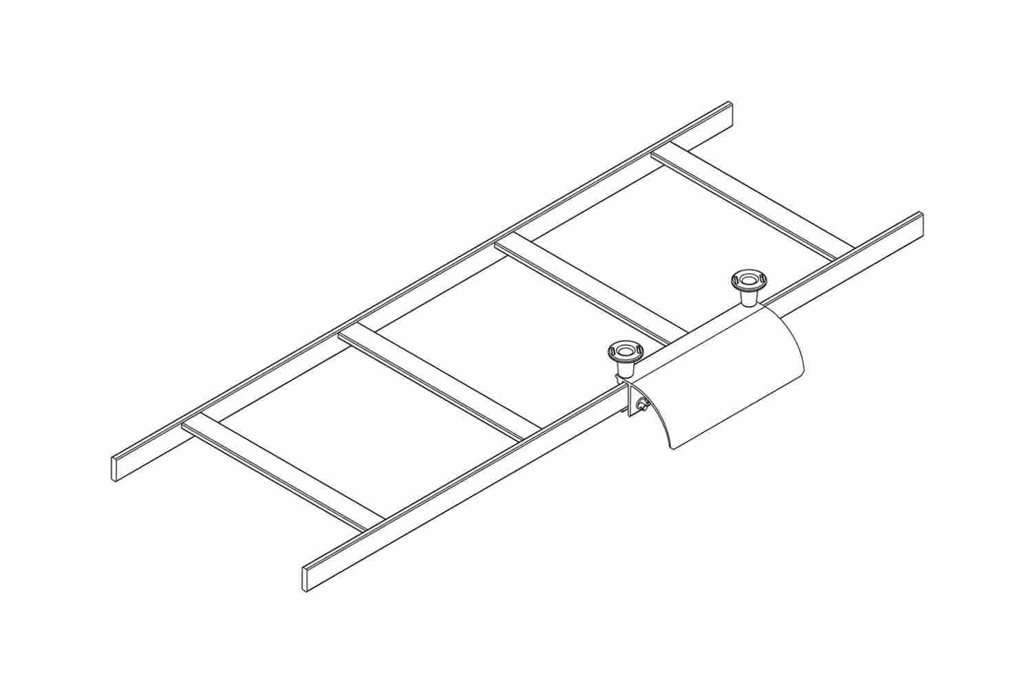 Cable Runway Radius Drop Stringer Adjustable