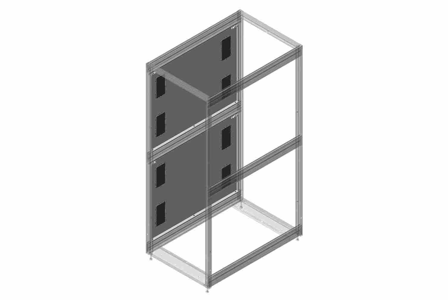 Side Panel with Grommets for ZetaFrame Cabinet