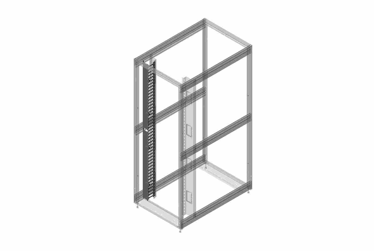 Vertical Cable Manager for ZetaFrame Cabinet