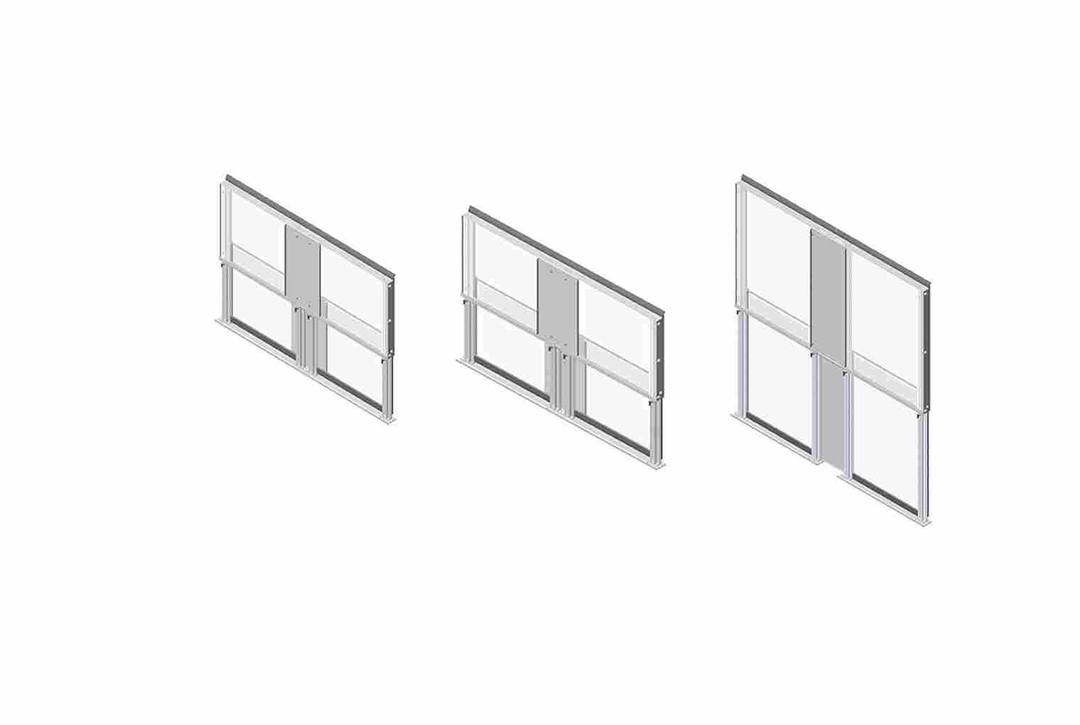 Elevate Adjustable Containment Solution End of Row Panel