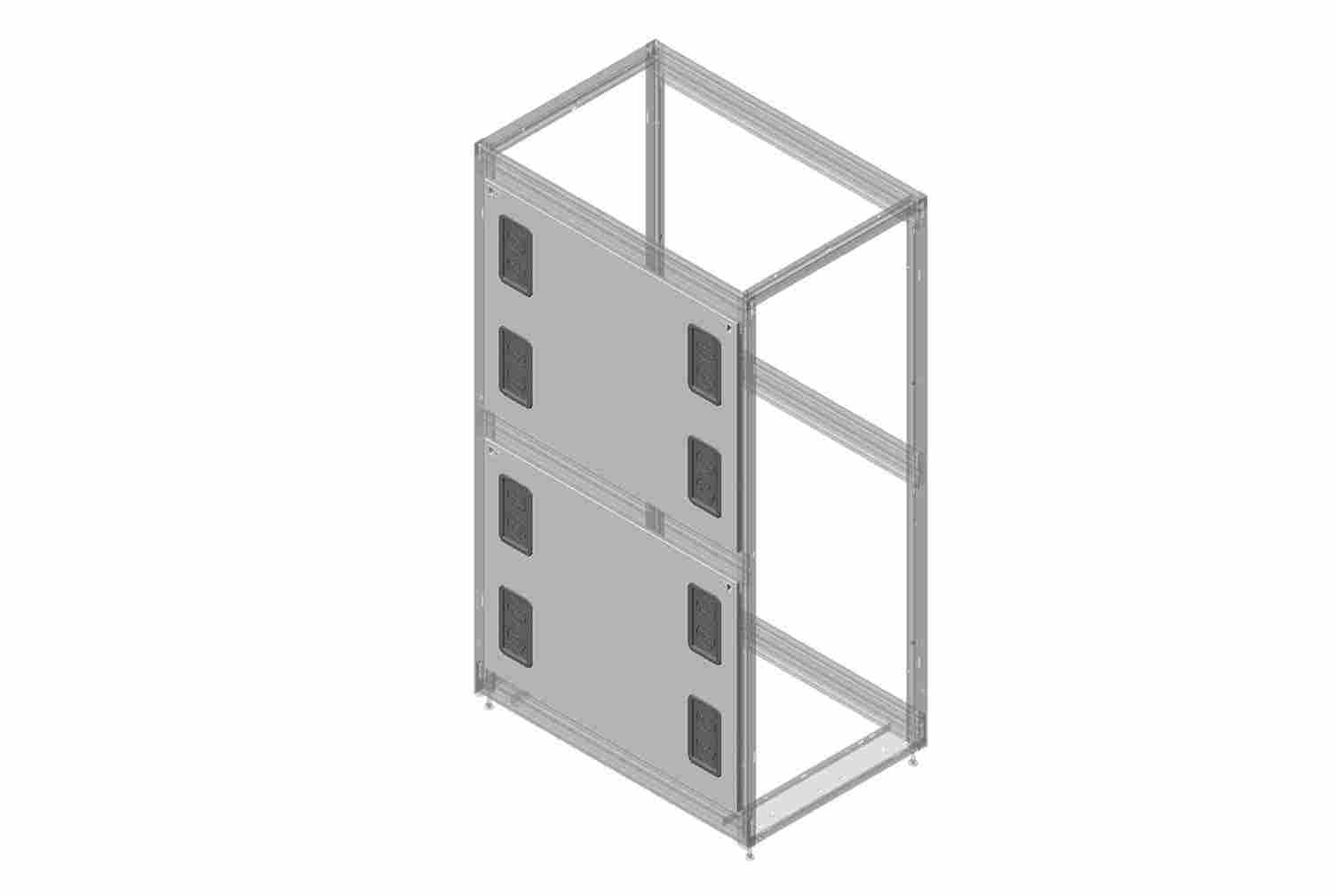 Side Panel with Grommets for ZetaFrame Cabinet
