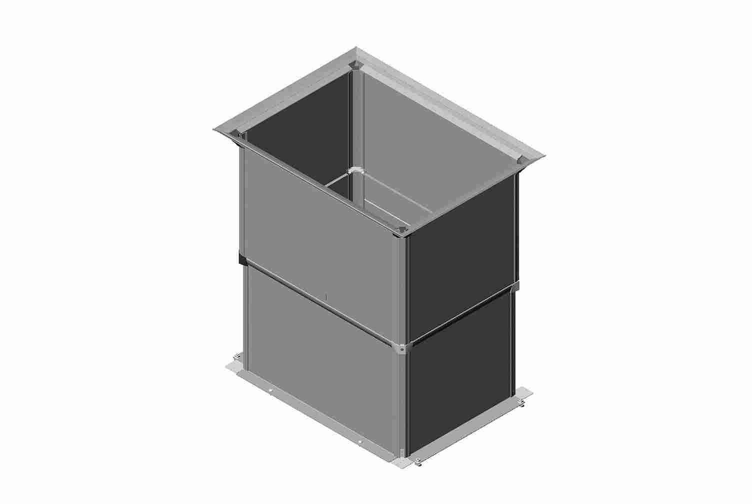 Vertical Exhaust Duct For ZetaFrame Cabinet