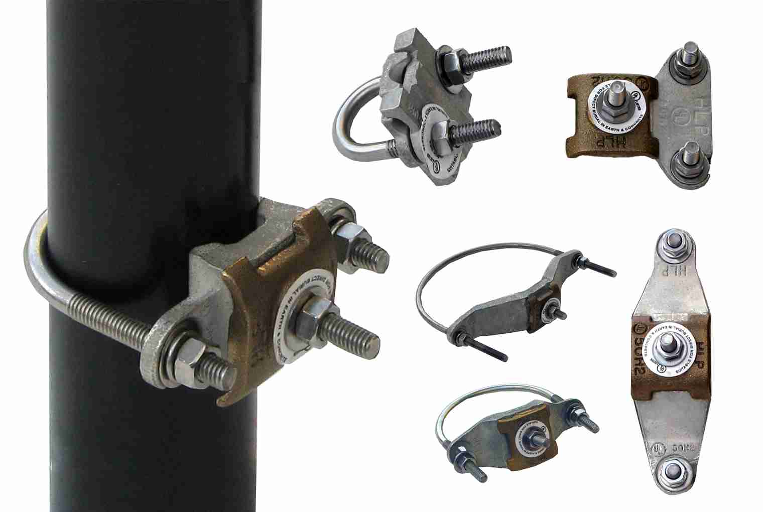 Pipe Clamp with Bonding Connector