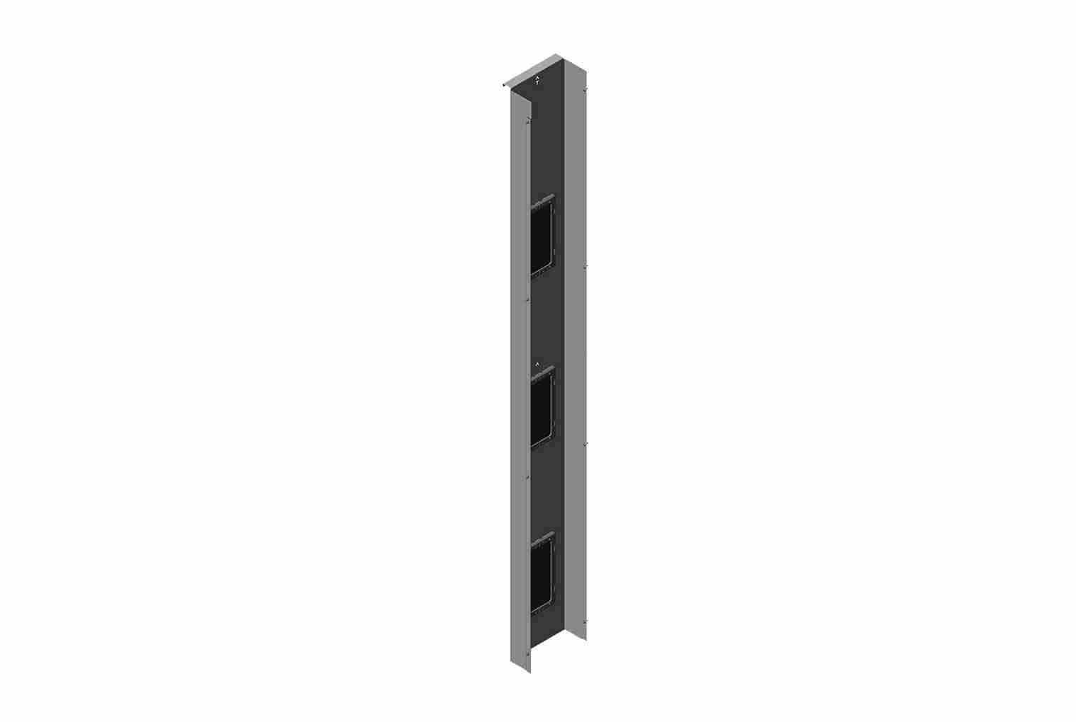 Full Height Mid-Panel Assembly Kit for Evolution Double-Sided Vertical Cable Manager