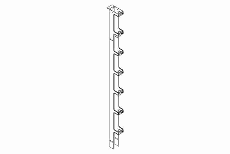 Single-Sided Narrow Vertical Cabling Section