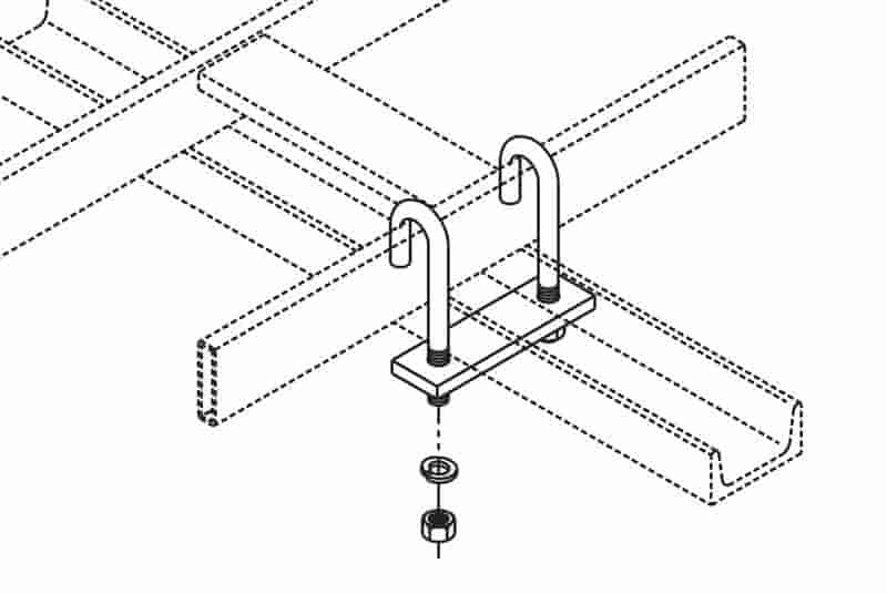 J-Bolt Kit Auxiliary Framing Channel/Runway