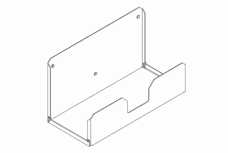 Wall-Mount CPU Shelf