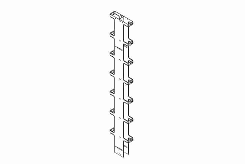 Double-Sided Narrow Vertical Cabling Section