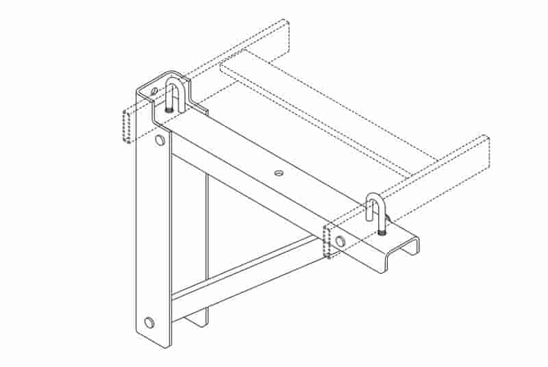 Triangular Support Bracket Steel