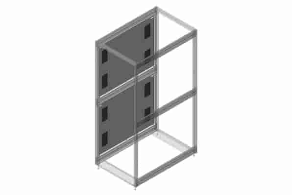 Side Panel with Grommets for ZetaFrame Cabinet