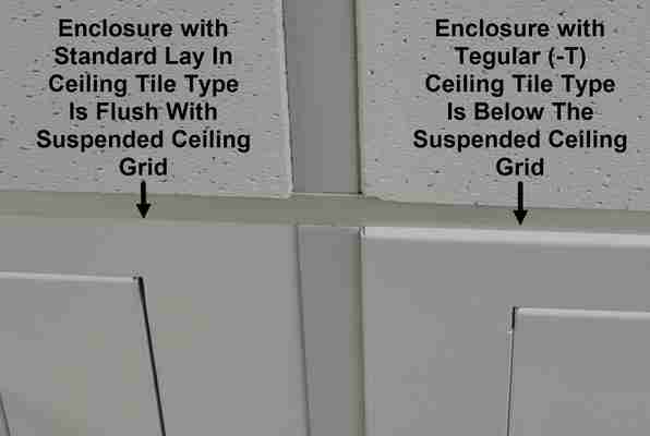 Oberon Wi-Tile Ceiling Enclosures 1047