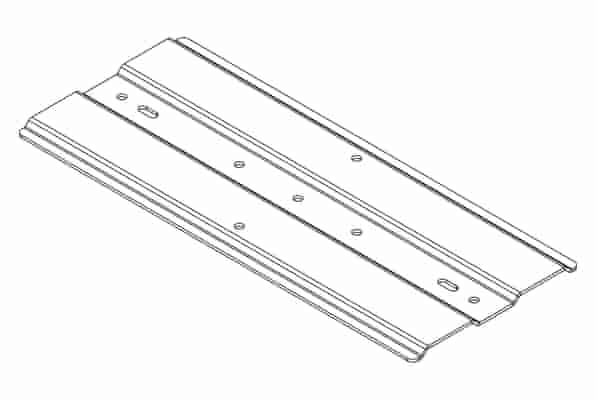 6" (150 mm) Channel Rack-To-Runway Mounting Plate