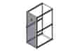 Single Perforated Metal Front Door for ZetaFrame Cabinet