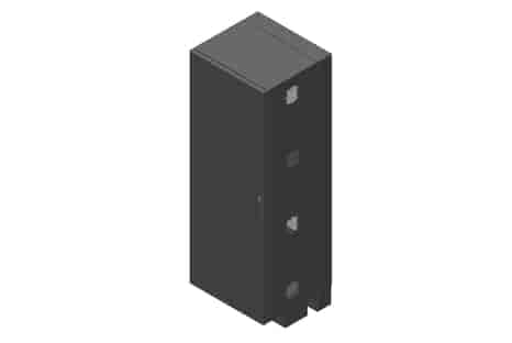 CUBE-iT Wall-Mounted Floor Supported Cabinet - Thumbnail 2