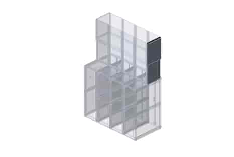 Elevate Adjustable Containment Solution End of Row Exhaust Duct Panel - Thumbnail 1