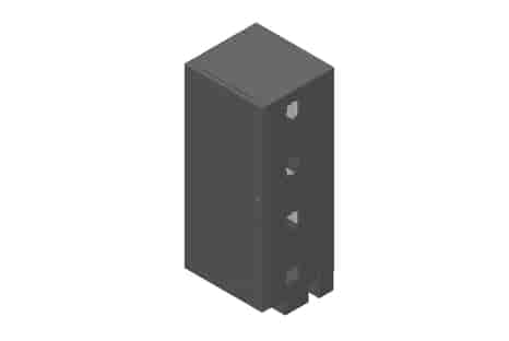 CUBE-iT Wall-Mounted Floor Supported Cabinet - Thumbnail 1