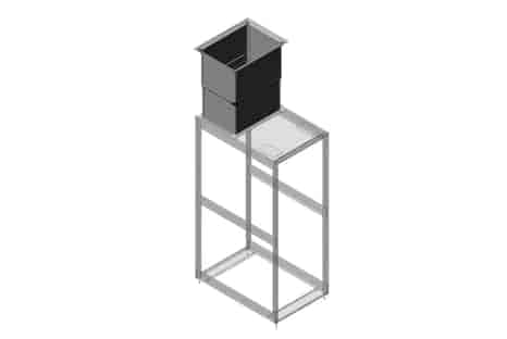 Vertical Exhaust Duct For ZetaFrame Cabinet - Thumbnail 2