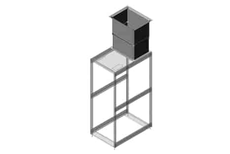 Vertical Exhaust Duct For ZetaFrame Cabinet - Thumbnail 4