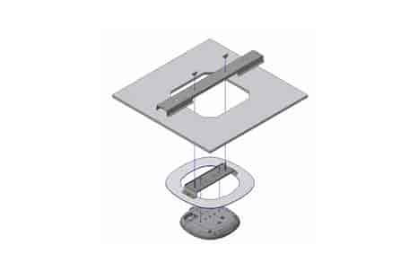 Oberon In-Plane Recessed Mounts 1039 - Thumbnail 4