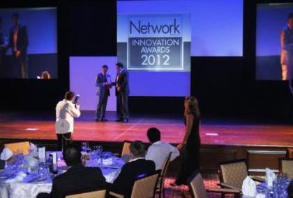CPI's Sundeep Raina presenting at the Network Middle East Awards 2012