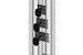 Tool-Less & Adjustable Cable Distribution Spool for Evolution® Vertical Cable Manager - 16008-001 - Image 2