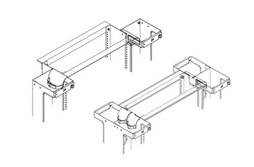 Rack Radius Drop for Vertical Cabling Section Image