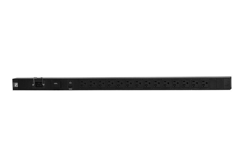 Basic Vertical Mount Power Strip; 33" (838 mm) Height - Image 0 - Large
