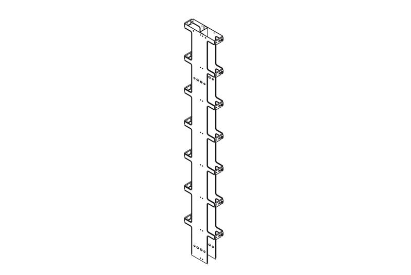 Double-Sided Narrow Vertical Cabling Section Image