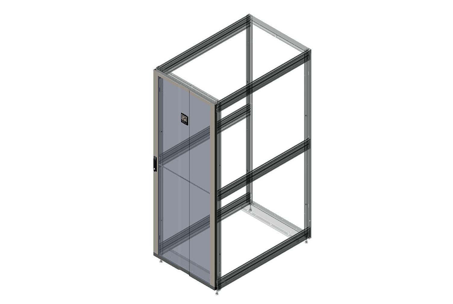 Single Perforated Metal Front Door for ZetaFrame® Cabinet